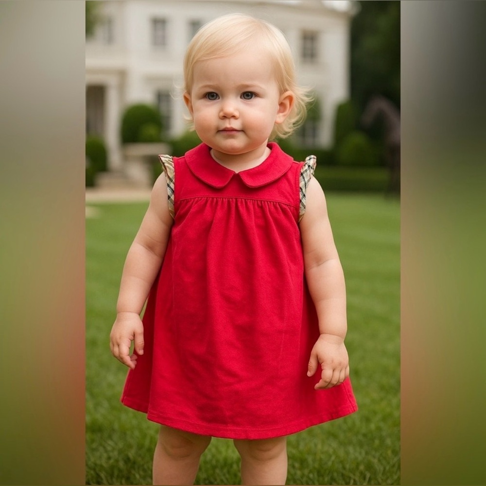 Burberry Children ‘Perez’ Piqué Polo Dress - 12M